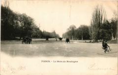 Carte postale ancienne Le Bois de Boulogne
                                                                     à Paris 16e
                                