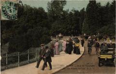 Carte postale ancienne Bois de Boulogne - La Pointe du Lac
                                                                     à Paris 16e
                                