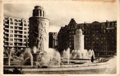 Les fontaines de la porte de Saint-Cloud à Paris 16e