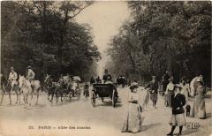 Carte postale ancienne Allée des Acacias
                                                                     à Paris 16e
                                