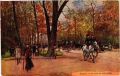 Carte postale ancienne Le Bois de Boulogne
                                                                     à Paris 16e
                                