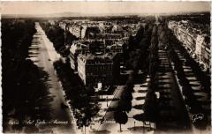 Carte postale ancienne Avenue Foch - Avenue de la Grande-Armée
                                                                     à Paris 16e
                                
