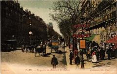 Paris 9e - Perspective du Boulevard des Italiens à Paris 9e