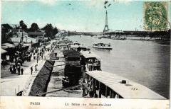 Carte postale ancienne La Seine au Point-du-Jour
                                                                     à Paris 16e
                                