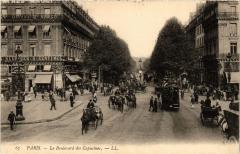 Paris 9e - Le Boulevard des Capucines à Paris 9e