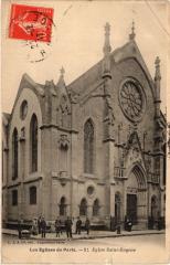 Carte postale ancienne Eglise Saint-Eugène
                                                                     à Paris 9e
                                