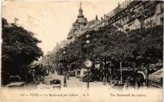 Paris 9e - Le Boulevard des Italiens à Paris 9e