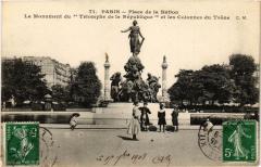 Paris 11e Paris-Place de la Nation-Le Monument du Triomphe à Paris 11e