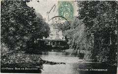 Bois de Boulogne - Pavillon d'Armenonville à Paris 16e