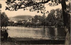 La Seine et le Mont-Valérien vue prise du Bois de Boulogne à Puteaux