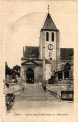 Carte postale ancienne Eglise Saint-Germain de Charonne
                                                                     à Paris 20e
                                