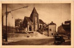 Carte postale ancienne Eglise Saint-Germain de Charonne
                                                                     à Paris 20e
                                