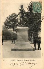 Paris 11e Paris-Statue du Sergent Bobillot à Paris 11e