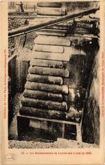 Paris (1e) - Les Sousbassement du Louvre mis á jour en 1903 à Paris 1er