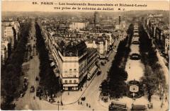 Paris 11e Paris-Les boulevards Beaumarchais et Richard-Lenoir à Paris 11e