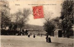 Carte postale ancienne Parc Montsouris - Le Rond-point et l'entrée
                                                                     à Paris 14e
                                
