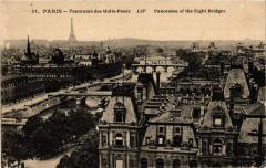 Paris Panorama des Huits Ponts