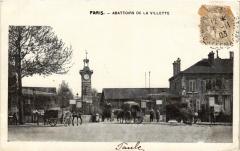 Carte postale ancienne Abattoirs de la Villette
                                                                     à Paris 19e
                                