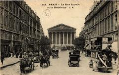 Paris (8e) - Rue Royale et la Madeleine à Paris 8e