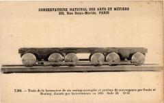 Paris (3e) Cnam - Train de la locomotive de 6 essieux accouplés -
																					75003 Paris 3e
																			