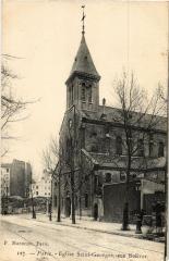Carte postale ancienne Eglise Saint-Georges, rue Bolivar
                                                                     à Paris 19e
                                