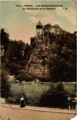 Les Buttes-Chaumont - Le Belvédère et le Passeur à Paris 19e