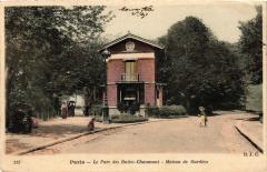 Le Parc des Buttes-Chaumont - Maison de Gardien -
																					75019 Paris 19e
																			