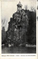 Carte postale ancienne Belvédère des Buttes-Chaumont
                                                                     à Paris 19e
                                