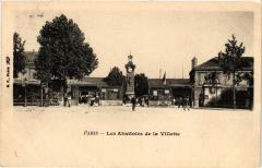 Carte postale ancienne Les Abattoirs de la Villette
                                                                     à Paris 19e
                                