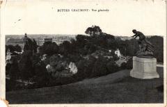 Buttes Chaumont : Vue générale à Paris 19e