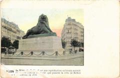 Le Lion de Belfort à Paris 14e