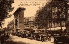 Paris 10e-Le Boulevard et la Porte Saint Denis à Paris 10e
