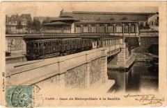 Paris 12e-Gare du Métropolitain á la Bastille à Paris 12e