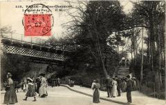 Buttes-Chaumont - Le Pont de Fer à Paris 19e