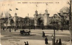 Carte postale ancienne La Porte Maillot et Luna Park
                                                                     à Paris 17e
                                