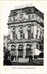 Paris 10e - Theatre de la Renaissance à Paris 10e