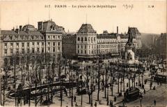 Paris 10e - La place de la Republique à Paris 10e