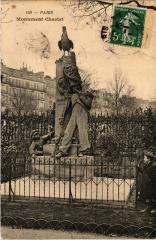 Carte postale ancienne Monument Charlet
                                                                     à Paris 14e
                                