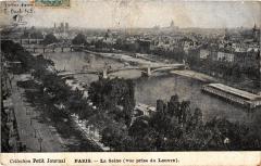 Paris La Seine (vue prise du Louvre)