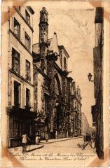 Paris 5e-Eglise Saint-Merri et la Maison des Chanoines -
																					75005 Paris 5e
																			