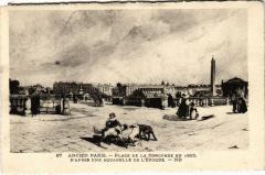 Ancien Paris - La Place de la Concorde -
													75 Paris
												