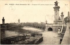 Paris 8e - Le Pont Alexandre Iii à Paris 8e