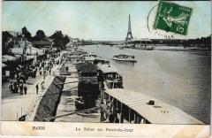 Carte postale ancienne La Seine au Point-du-Jour
                                                                     à Paris 16e
                                