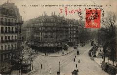 Paris 5e - Le Boulevard Saint-Michel et la Gare du Luxembourg -
																					75005 Paris 5e
																			