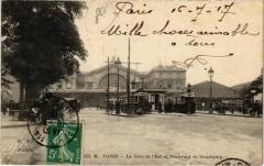 Paris 10e - La Gare de l'Est et boulevard Strasbourg à Paris 10e