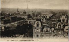 Paris 1e - Panorama des Huit Ponts à Paris 1er
