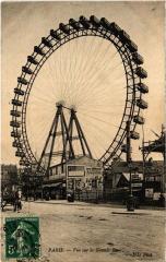 Carte postale ancienne Vue sur la Grande Roue
                                                                     à Paris 15e
                                
