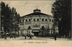 Carte postale ancienne Cirque d'Hiver
                                                                     à Paris 3e
                                