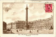 Paris 1e - La Place Vendome à Paris 1er