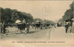 Avenue du Bois de Boulogne - Le Retour des Courses à Paris 16e
